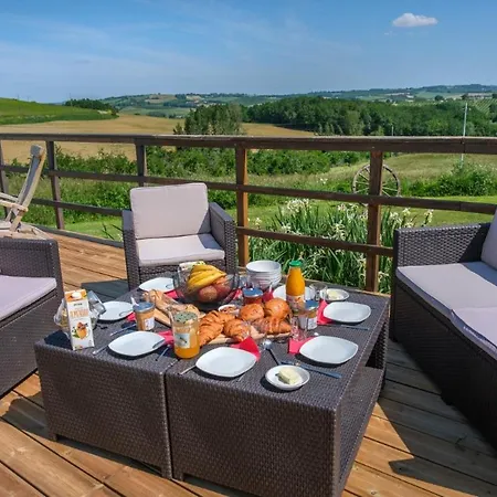Lot & Garonne - Magnifique De Groupe Avec Piscine Et Vue Panoramique En Pleine Campagne Proche Agen Castelmoron-sur-Lot